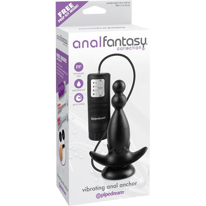 ANAL FANTASY COLLECT. - VIBRATING BUTT PLUG ANCHOR BLACK