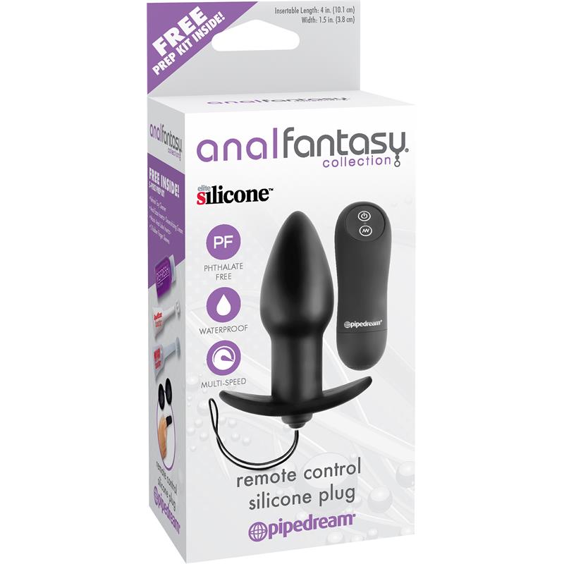 ANAL FANTASY COLLECT. - VIBRATING BUTT PLUG BLACK