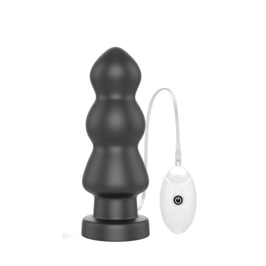 LOVETOY - VIBRATING BUTT PLUG KING SIZED 7.8 BLACK