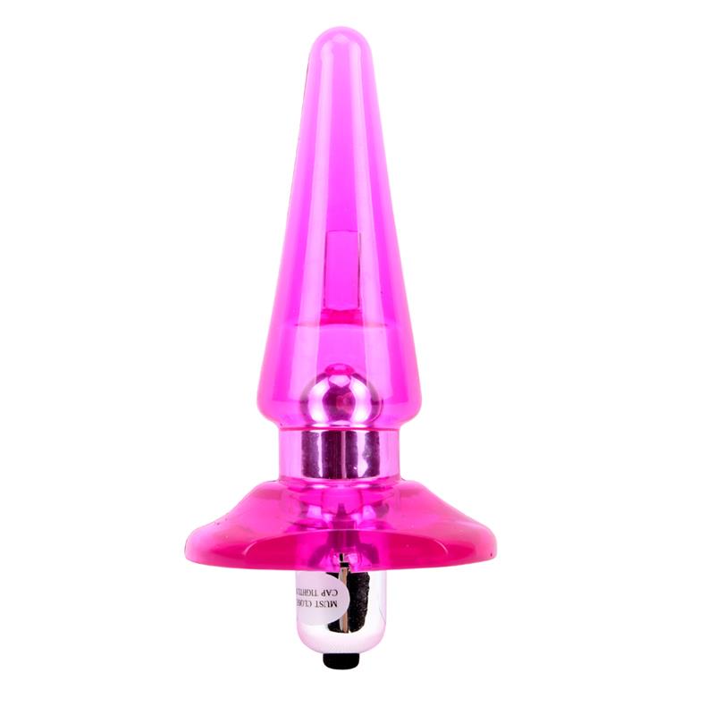 CHISA - VIBRATING BUTT PLUG NICOLES 2.5 X 3.2 CM PINK