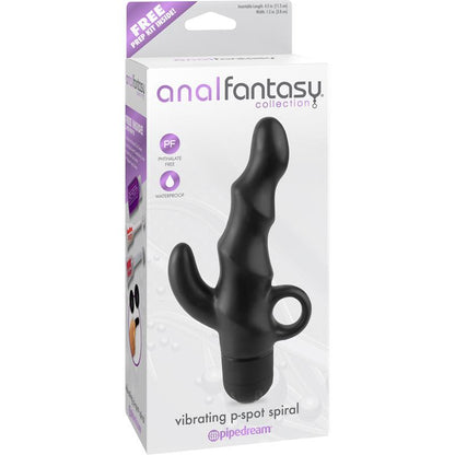 ANAL FANTASY COLLECT. - VIBRATING BUTT PLUG P-SPOT SPIRAL BLACK
