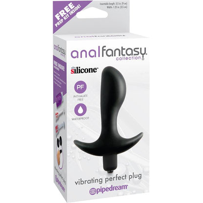 ANAL FANTASY COLLECT. - VIBRATING BUTT PLUG PERFECT PLUG BLACK