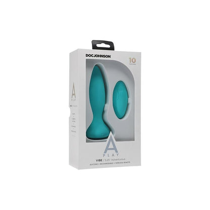 A-PLAY - VIBRATING BUTT PLUG VIBE ADVENTUROUS TURQUOISE