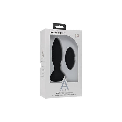A-PLAY - VIBRATING BUTT PLUG VIBE EXPERIENCED BLACK