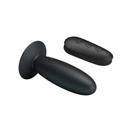 MR PLAY - ANAL PLUG WITH VIBRATION BLACK REMOTE CONTROL