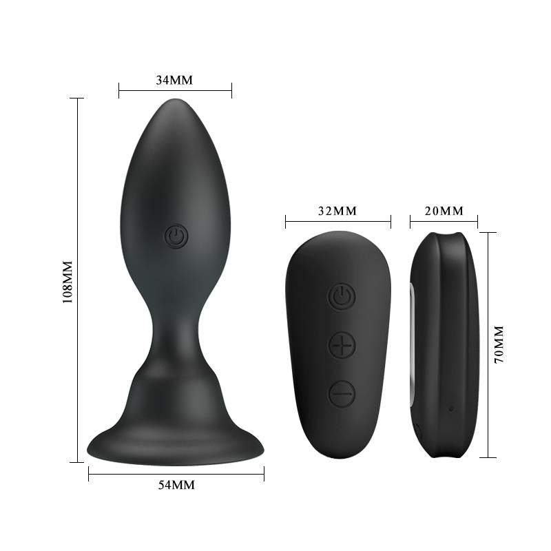 MR PLAY - VIBRATING BUTT PLUG