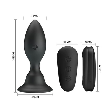 MR PLAY - VIBRATING BUTT PLUG
