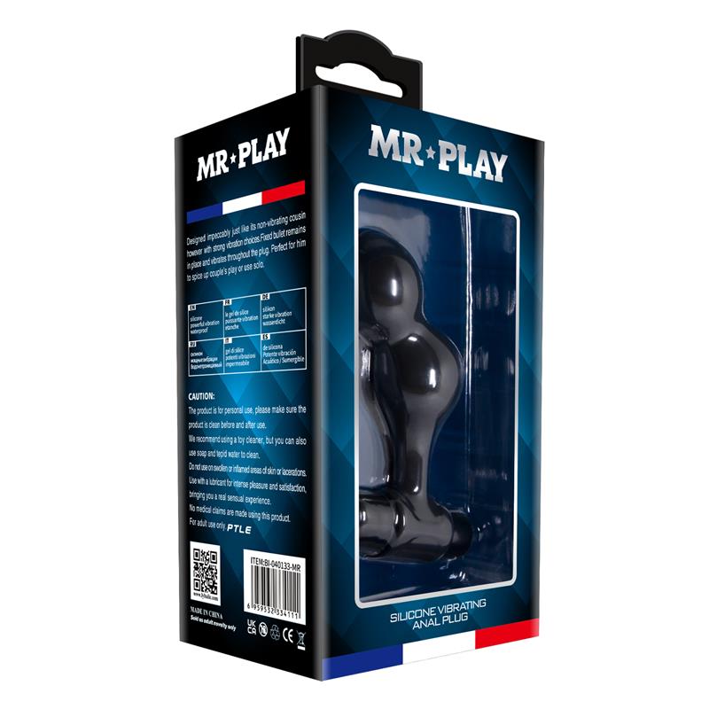 MR PLAY - VIBRATING BUTT PLUG