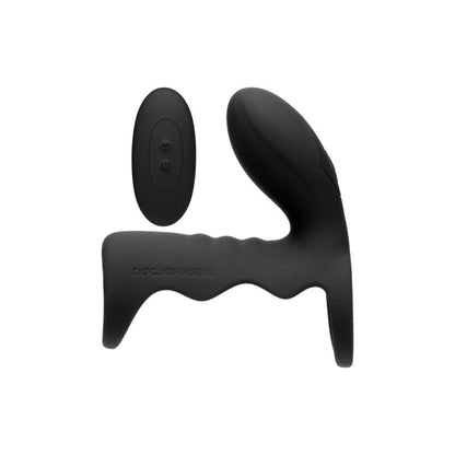 OPTIMALE - VIBRATING COCK CAGE WITH WIRELESS REMOTE BLACK