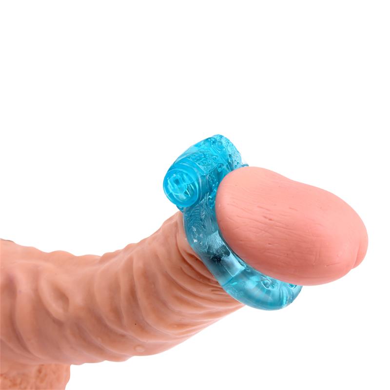 CHISA - VIBRATING COCK RING 1.8 CM BLUE