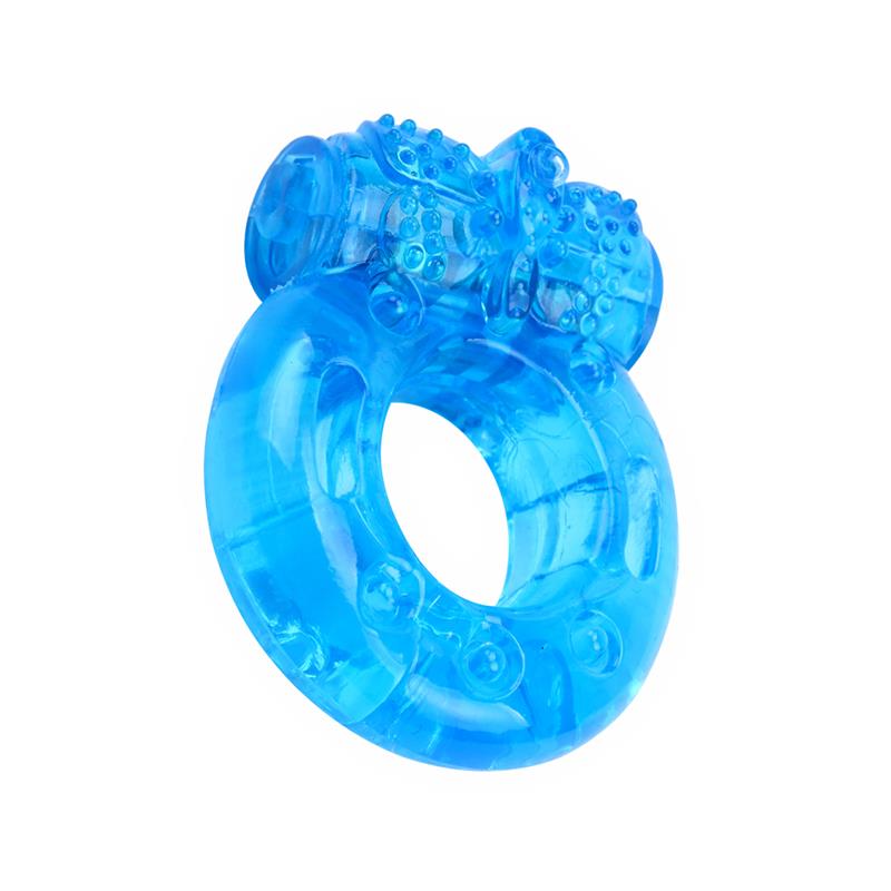 CHISA - VIBRATING COCK RING 1.8 CM BLUE