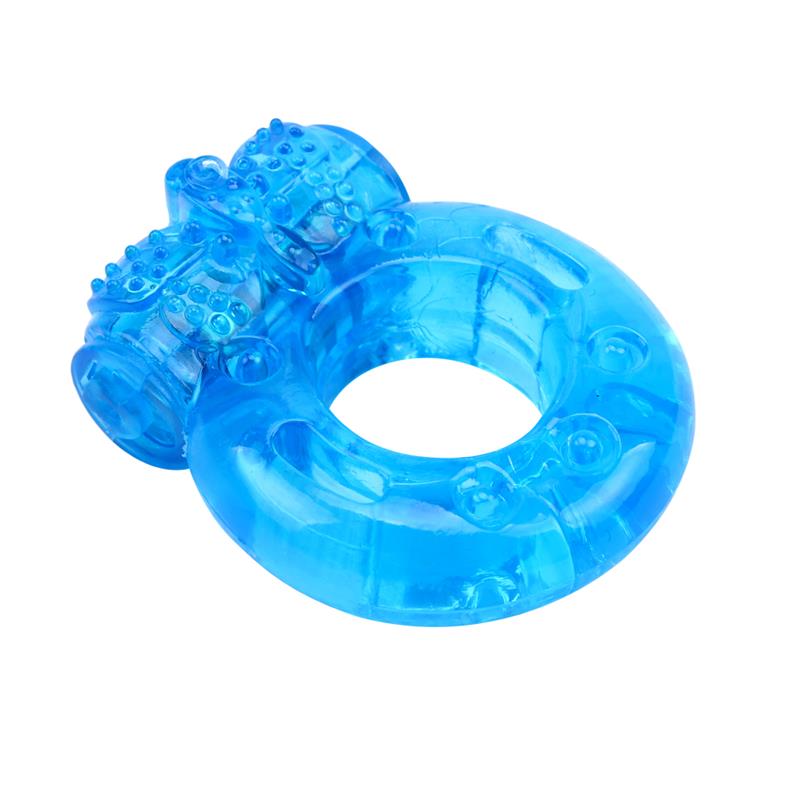 CHISA - VIBRATING COCK RING 1.8 CM BLUE