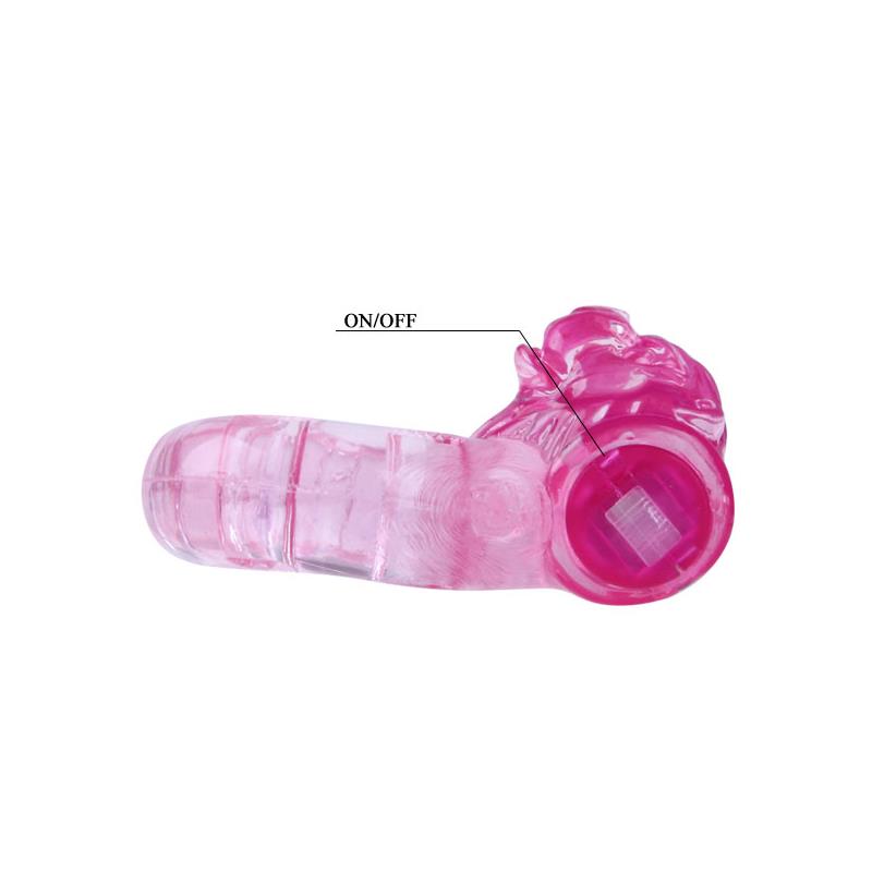 BAILE - VIBRATING COCK RING BEAR PINK