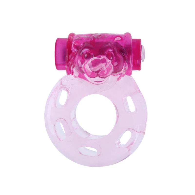 BAILE - VIBRATING COCK RING BEAR PINK
