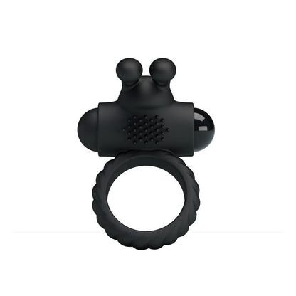 PRETTYLOVE - VIBRATING COCK RING EUDORA BLACK