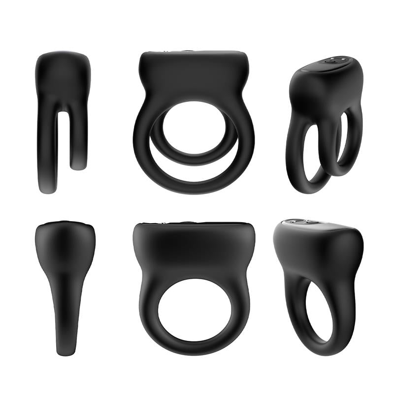 URBAN SKY - VIBRATING COCK RING SET OF 2