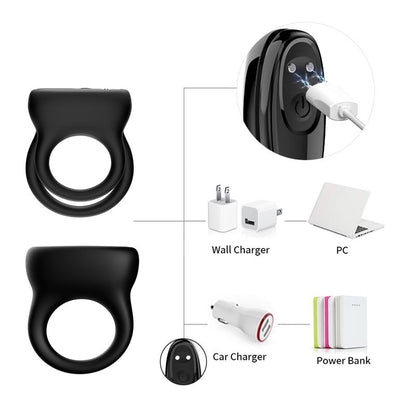 URBAN SKY - VIBRATING COCK RING SET OF 2