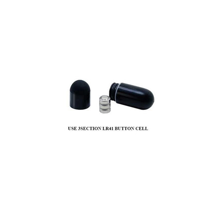 PRETTYLOVE - VIBRATING COCK RING THIMBLE BLACK