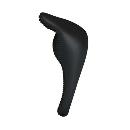 PRETTYLOVE - VIBRATING COCK RING THIMBLE BLACK