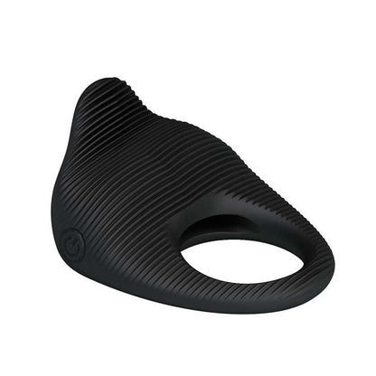 PRETTYLOVE - VIBRATING COCK RING THIMBLE BLACK