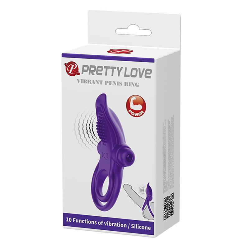 PRETTYLOVE - VIBRATING COCK RING