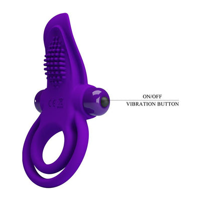 PRETTYLOVE - VIBRATING COCK RING