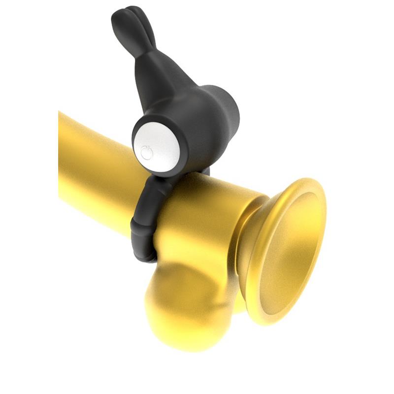 LOVETOY - VIBRATING COCKRING POWER CLIT BLACK