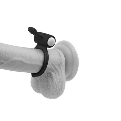 LOVETOY - VIBRATING COCKRING POWER CLIT BLACK