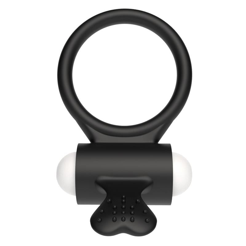 LOVETOY - VIBRATING COCKRING POWER CLIT BLACK