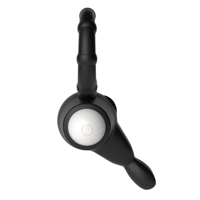LOVETOY - VIBRATING COCKRING POWER CLIT BLACK
