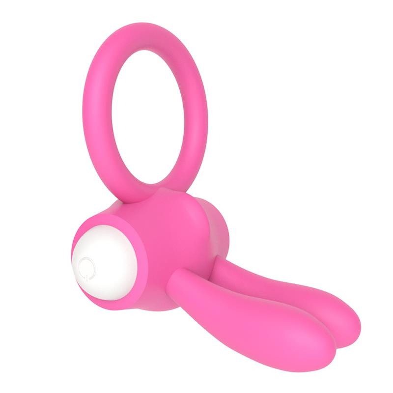 LOVETOY - VIBRATING COCKRING POWER CLIT PINK