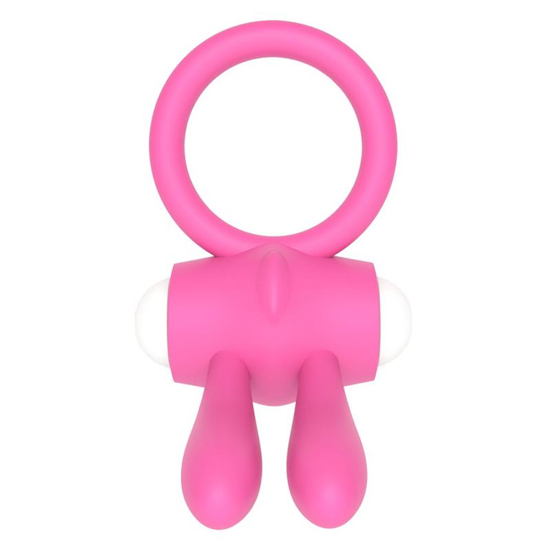 LOVETOY - VIBRATING COCKRING POWER CLIT PINK