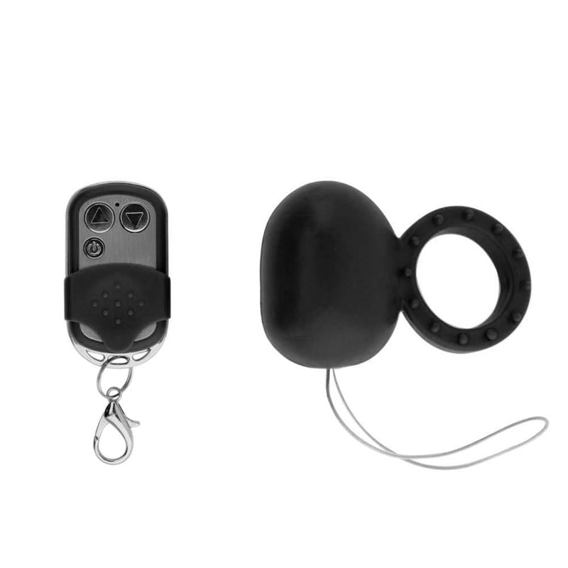 MOOVE - VIBRATING COCKRING WITH REMOTE CONTROL BLACK