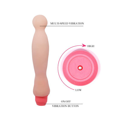 BAILE - VIBRATING DILDO FLESH 22 CM