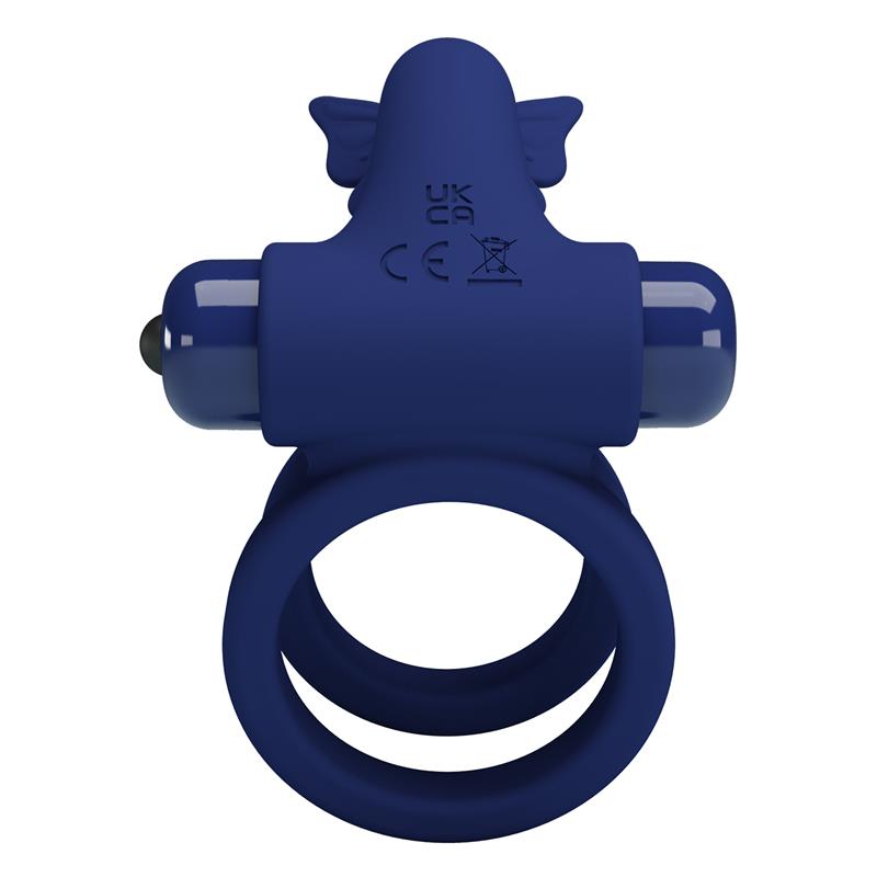 PRETTYLOVE - VIBRATING DOUBLE PENIS RING