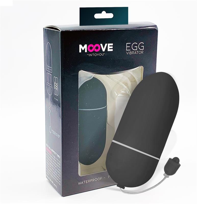 MOOVE - VIBRATING EGG 10 FUNCTIONS BLACK