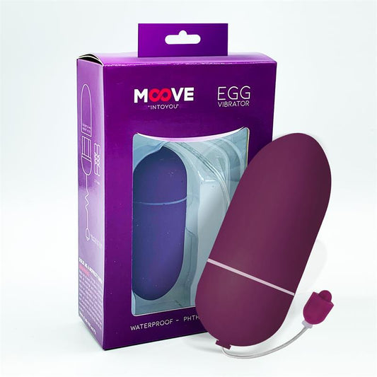 MOOVE - VIBRATING EGG 10 FUNCTIONS DARK PURPLE