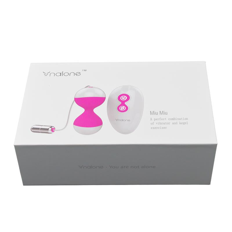 NALONE - VIBRATING EGG AND KEGEL BALLS MIU MIU FUCHSIA