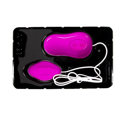 PRETTYLOVE - VIBRATING EGG AVERY PINK AND WHITE