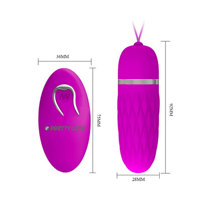 PRETTYLOVE - VIBRATING EGG DAWN PURPLE