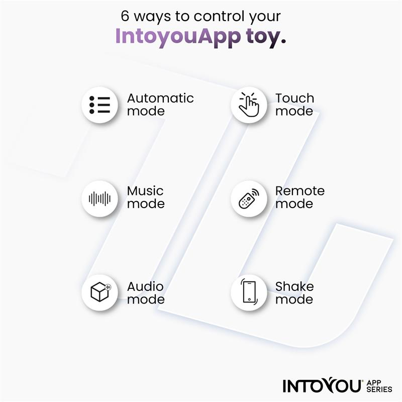 INTOYOU APP SERIES - VIBRATING EGG DOUBLE LAYER SILICONE WITH APP BLUE/PINK