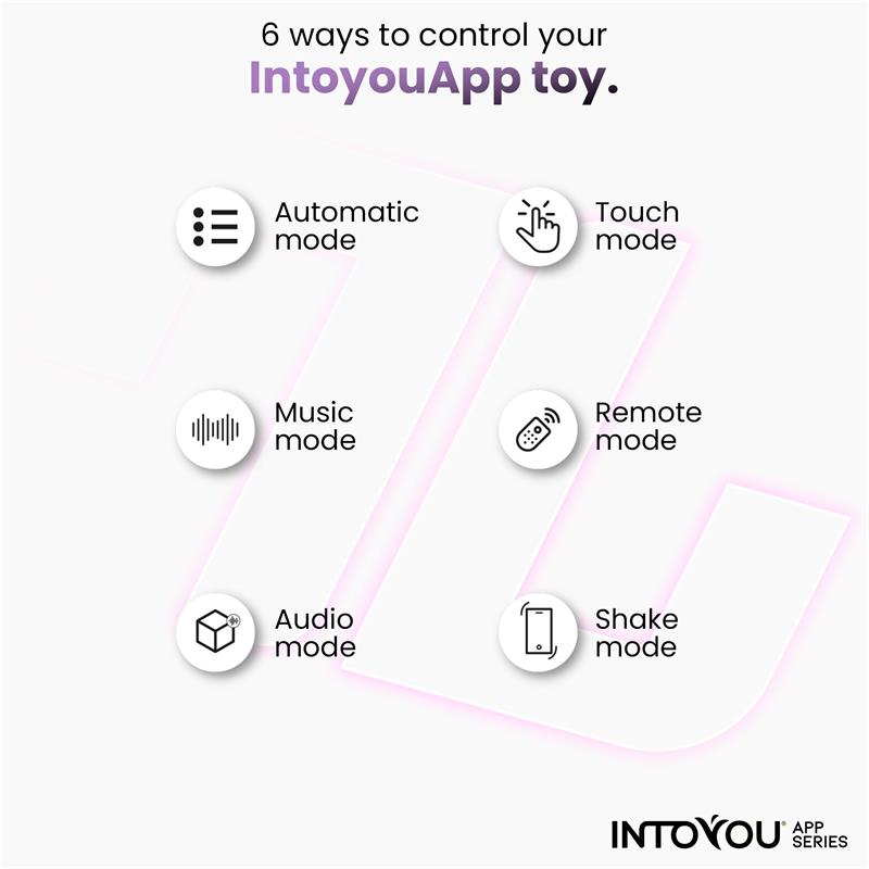 INTOYOU APP SERIES - VIBRATING EGG DOUBLE LAYER SILICONE WITH APP PINK/BLUE