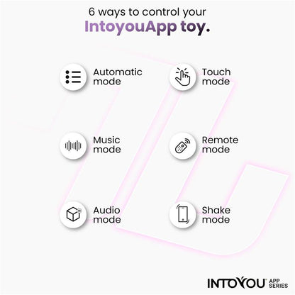 INTOYOU APP SERIES - VIBRATING EGG DOUBLE LAYER SILICONE WITH APP PINK/BLUE