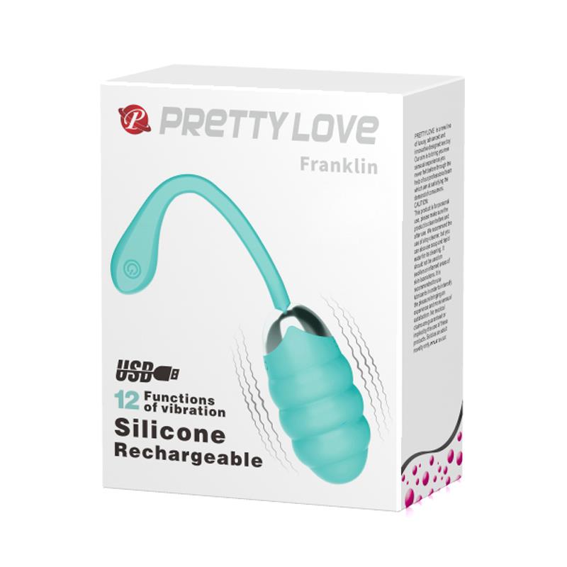 PRETTYLOVE - VIBRATING EGG FRANKLIN USB SILICONE