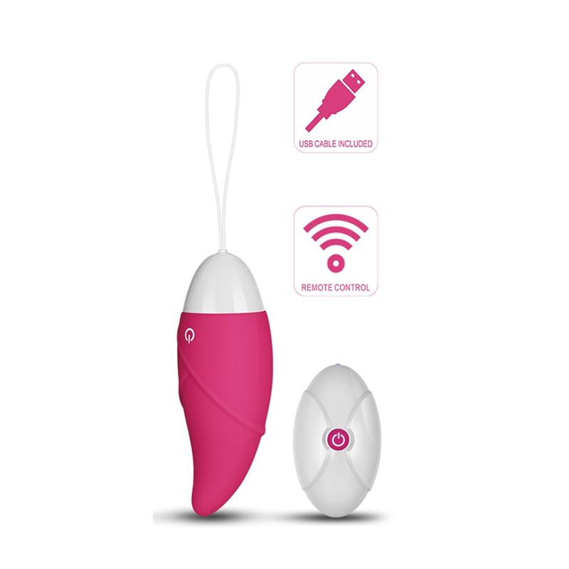 LOVETOY - VIBRATING EGG IJOY REMOTE CONTROL USB PINK