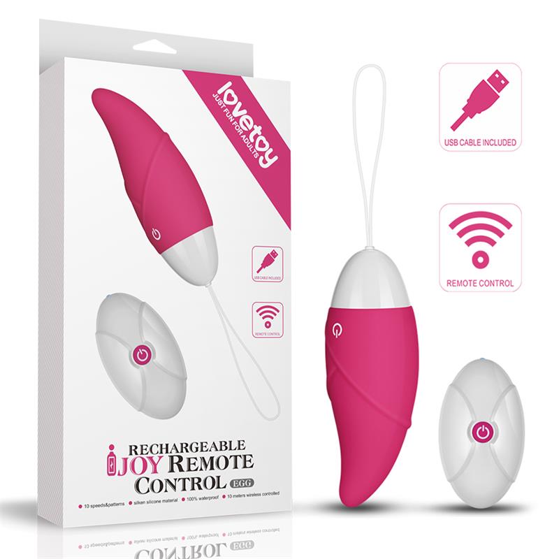 LOVETOY - VIBRATING EGG IJOY REMOTE CONTROL USB PINK