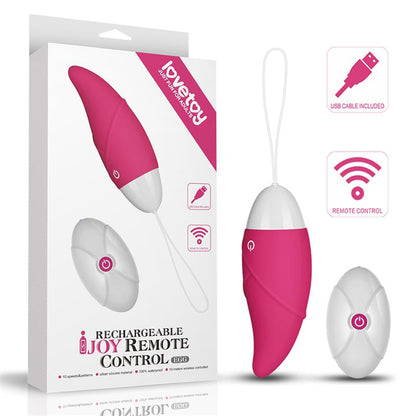 LOVETOY - VIBRATING EGG IJOY REMOTE CONTROL USB PINK