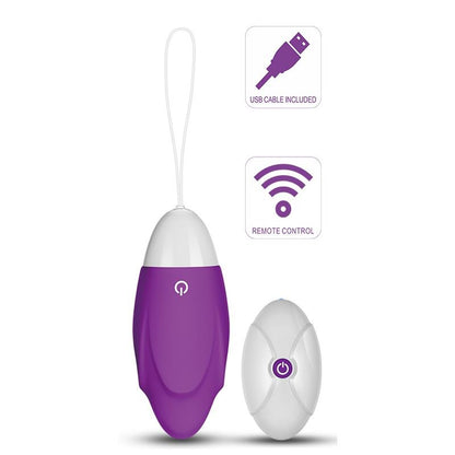 LOVETOY - VIBRATING EGG IJOY REMOTE CONTROL USB PURPLE