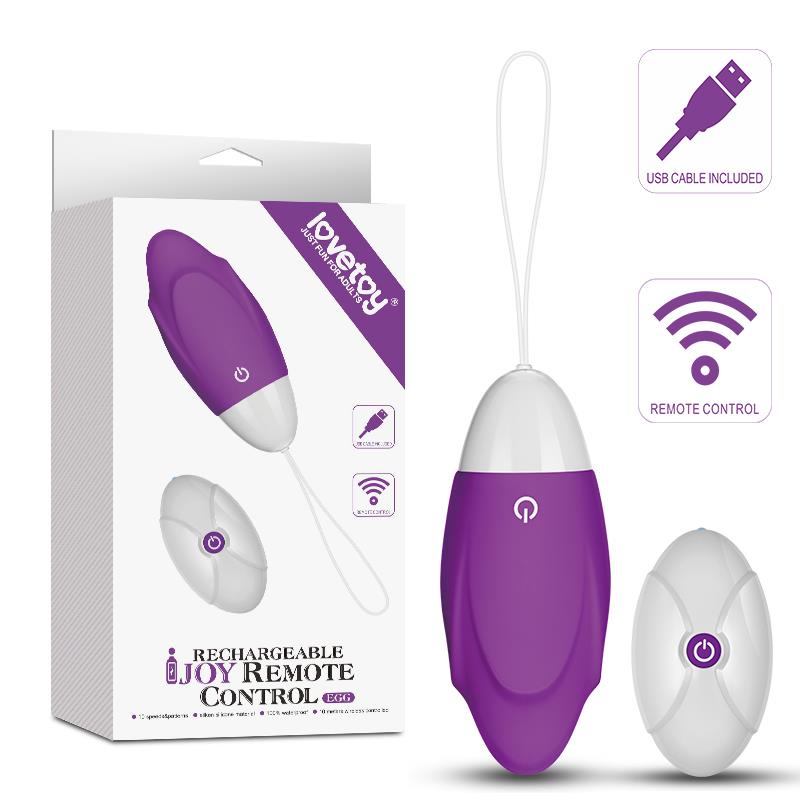 LOVETOY - VIBRATING EGG IJOY REMOTE CONTROL USB PURPLE