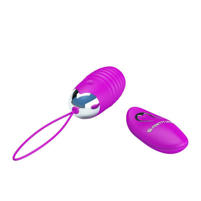 PRETTYLOVE - VIBRATING EGG JESSICA USB PURPLE